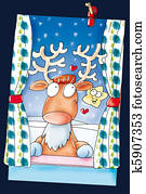 Moose Christmas Moose Christmas