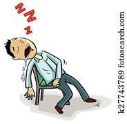 Sleeping man Sleeping man