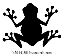 Frog Black Silhouette Frog Black Silhouette