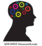 gehirn, prozess, informationen gehirn, prozess, informationen