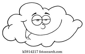 sky, karikatur, karakter