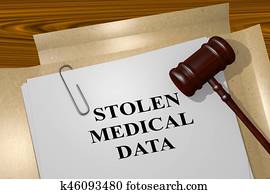 Stolen Medical Data - legal concept Stolen Medical Data - legal concept