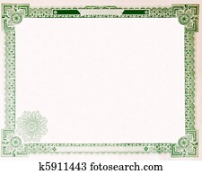 viejo, vendimia, certificadode la acción, vacío, frontera, 1914