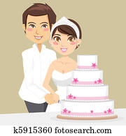 לחתוך, עוגה של חתונה