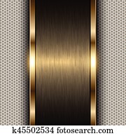 מתכת, זהב, רקע