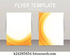 Abstract flyer template design Abstract flyer template design