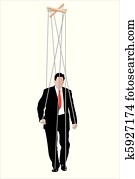 businessmen - marionette