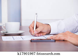 geschäftsmann, arbeiten schreibtisch