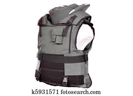 green bulletproof vest