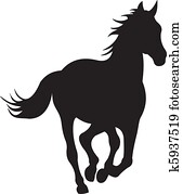 horse silhouette vector horse silhouette vector