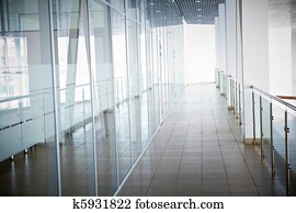 Interior of office building