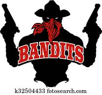 bandits silhouette bandits silhouette