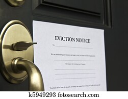 Eviction Notice Letter on Door Eviction Notice Letter on Door