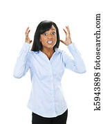Frustrated young woman Frustrated young woman