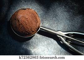 Scoop Of Chocolate Ice Cream Scoop Of Chocolate Ice Cream
