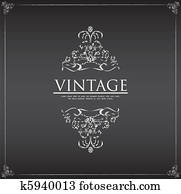 Vintage frame Vintage frame