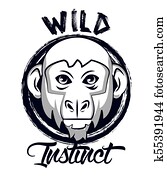 Download Wild animal print for t shirt Clipart | k55393640 | Fotosearch