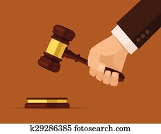 손 보유, 재판관, 작은 망치