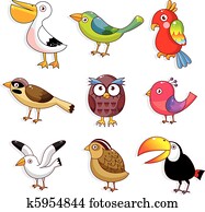 cartoon birds icon cartoon birds icon
