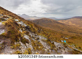 Connemara National Park seen from Diamond Hill