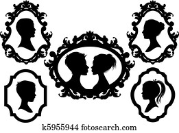 family pictures, vector