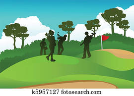 Golf players Golf players