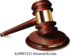 Vector illustration of judge gavel Vector illustration of judge gavel
