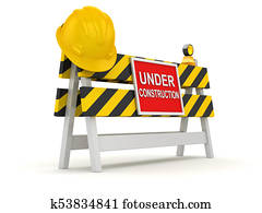 מתחת לבניה, מחסום דרך