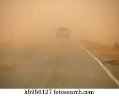 סופת חול, לנהוג