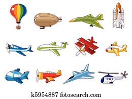 ציור היתולי, מטוס, איקון