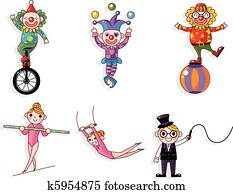 ציור היתולי, קרקס