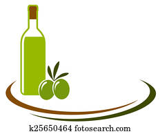 רקע, עם, שמן זית, ו, זיתים