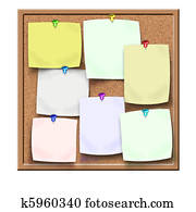 board with reminders