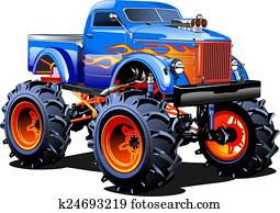 Cartoon Monster Truck Cartoon Monster Truck