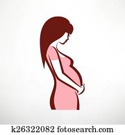 pregnant woman symbol