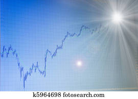 wachsen, forex, tabelle, mit, licht, in, ende