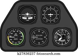 תעופה, מטוס, גלשן, לוח מכונים