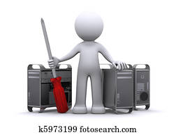 3d, טכנאי, לתקן, פי.סי