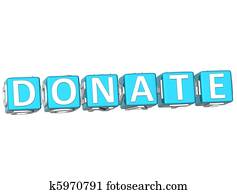 Donate Cube text Donate Cube text