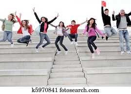 glücklich, universität, oder, gymnasium, kindern, glücklich, an, ende bezeichnung