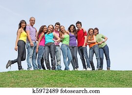 group of diverse teens group of diverse teens