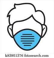 Medical mask, protective measures and healthcare, coronavirus outbreak Medical mask, protective measures and healthcare, coronavirus outbreak