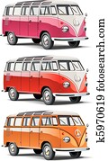 old-fashioned european van old-fashioned european van