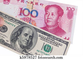 porcelaine, business, yuan, et, les, dollar