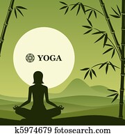 Yoga and pilates background Yoga and pilates background