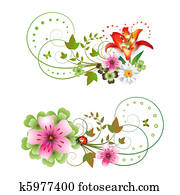 פרחים, סידור