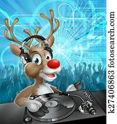 Christmas Reindeer Party DJ Christmas Reindeer Party DJ
