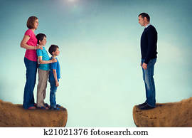 divorce concept family separation