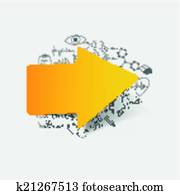 Drawing medical formulas: arrow Drawing medical formulas: arrow