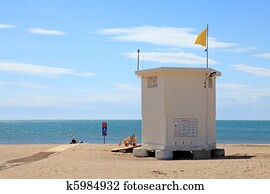 Lifeguard hut